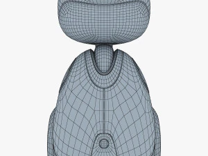 buddy robot white v 1 3D Model