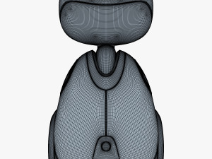 buddy robot white v 1 3D Model