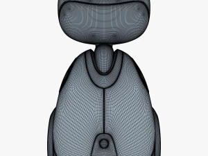 buddy robot white v 1 3D Model