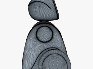 buddy robot white v 1 3D Model