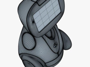 buddy robot white v 1 3D Model