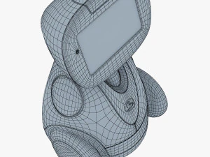 buddy robot white v 1 3D Model