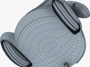 buddy robot white v 1 3D Model