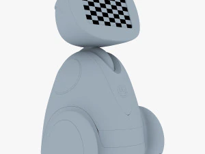 buddy robot white v 1 3D Model
