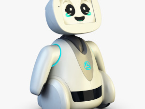 buddy robot white v 2 3D Model