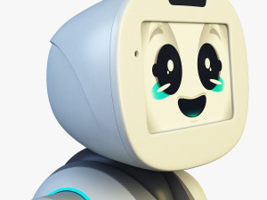 buddy robot white v 2 3D Model