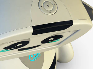 amico robot bianco v 2 Modello 3D