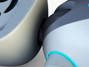 amico robot bianco v 2 Modello 3D