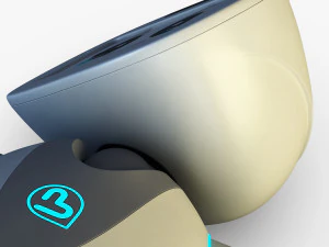 amico robot bianco v 2 Modello 3D