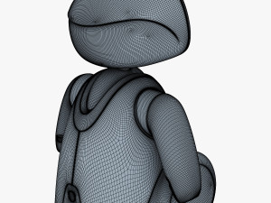 buddy robot white v 2 3D Model