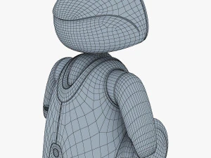 amico robot bianco v 2 Modello 3D