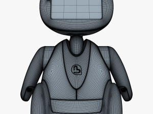 buddy robot white v 2 3D Model
