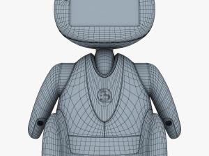 buddy robot white v 2 3D Model