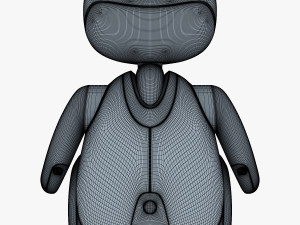 buddy robot white v 2 3D Model