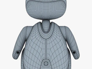 amico robot bianco v 2 Modello 3D