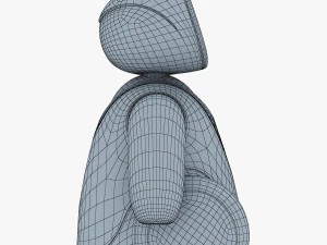 amico robot bianco v 2 Modello 3D