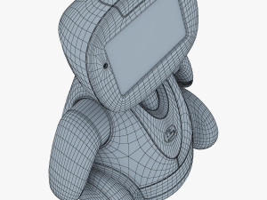 buddy robot white v 2 3D Model