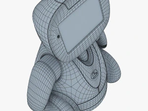 amico robot bianco v 2 Modello 3D