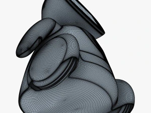 amico robot bianco v 2 Modello 3D