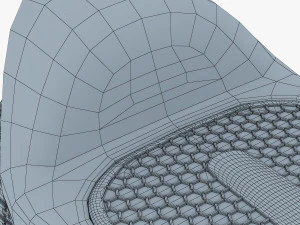 hx x1 high blue 3D Model
