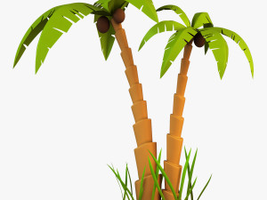 palm tree v 5 3D Model