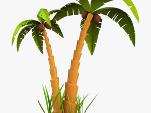 palm tree v 5 3D Model
