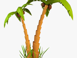 palm tree v 5 3D Model