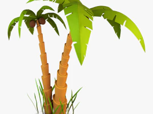 palm tree v 5 3D Model