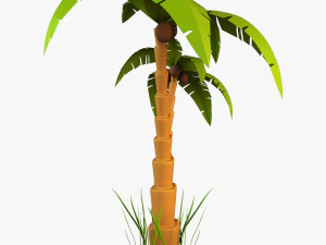 palm tree v 5 3D Model