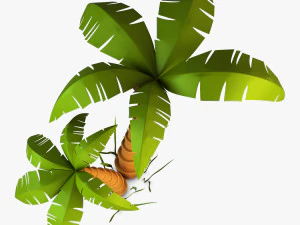 palm tree v 5 3D Model
