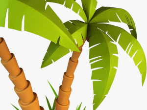 palm tree v 5 3D Model