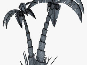 palm tree v 5 3D Model