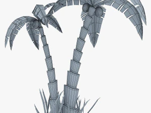 palm tree v 5 3D Model
