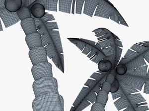 palm tree v 5 3D Model