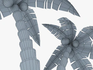 palm tree v 5 3D Model
