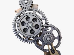 gear mechanism v 3 3D Model