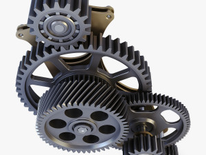 gear mechanism v 3 3D Model