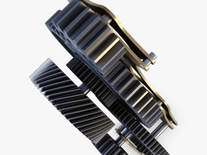 gear mechanism v 3 3D Model