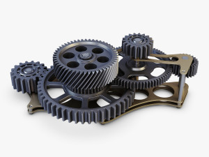 gear mechanism v 3 3D Model