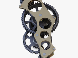 gear mechanism v 3 3D Model