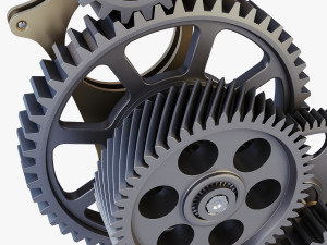 gear mechanism v 3 3D Model