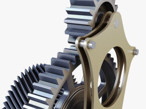 gear mechanism v 3 3D Model