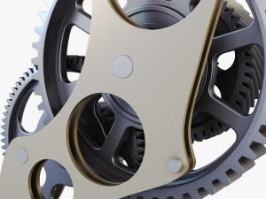 gear mechanism v 3 3D Model
