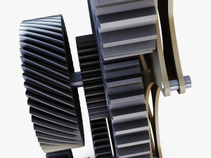 gear mechanism v 3 3D Model
