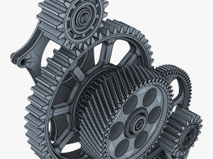 gear mechanism v 3 3D Model