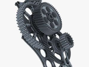 gear mechanism v 3 3D Model