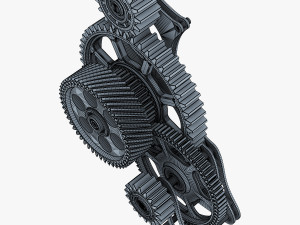 gear mechanism v 3 3D Model