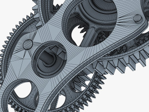 gear mechanism v 3 3D Model