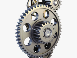gear mechanism v 4 3D Model