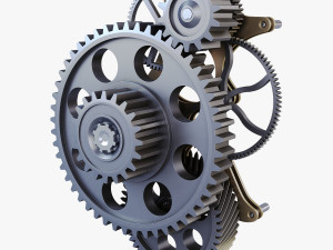 gear mechanism v 4 3D Модель